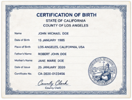 Kuwait eVisa applicant birth certificate requirements