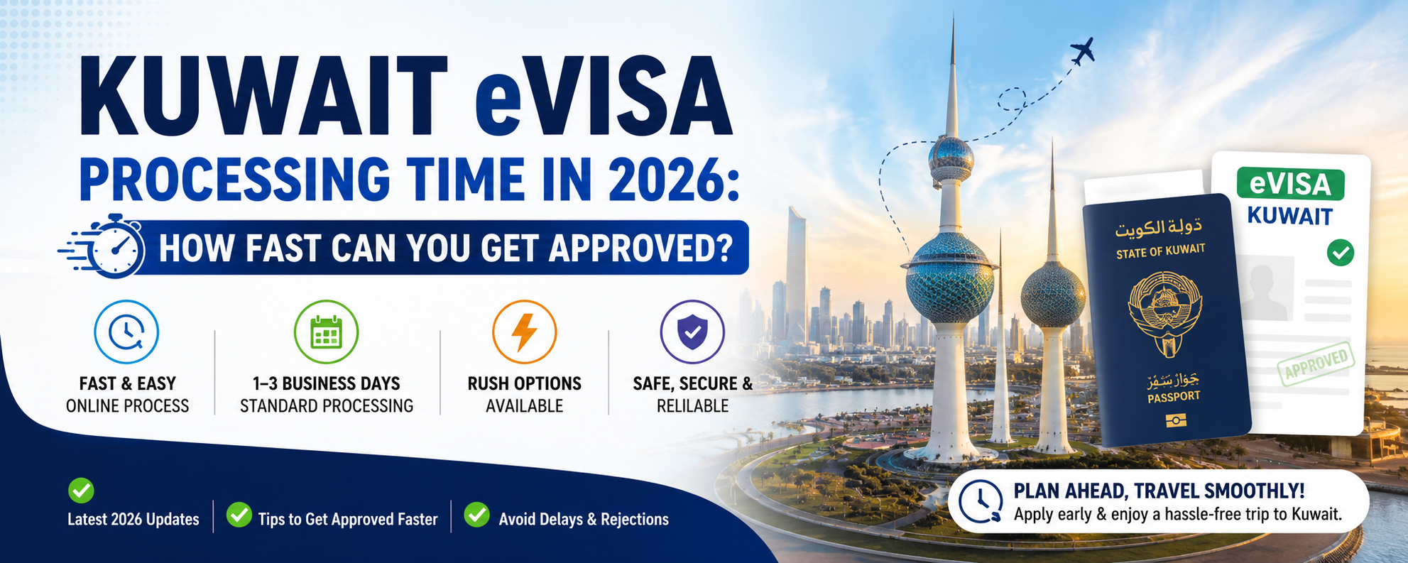 Kuwait eVisa Processing Time in 2026: How Fast Can You Get Approved?